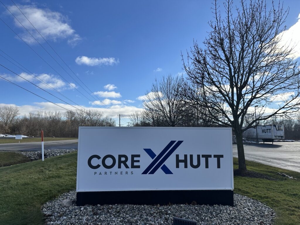 CORE X HUTT office with blue skies