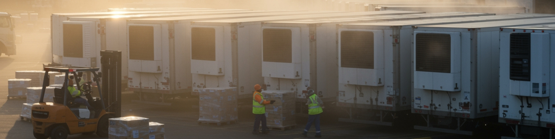 Pooling and Cross-Docking for Cold Chain LTL Truck Freight