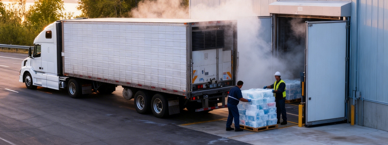 Pooling and Cross-Docking for Cold Chain LTL Truck Freight