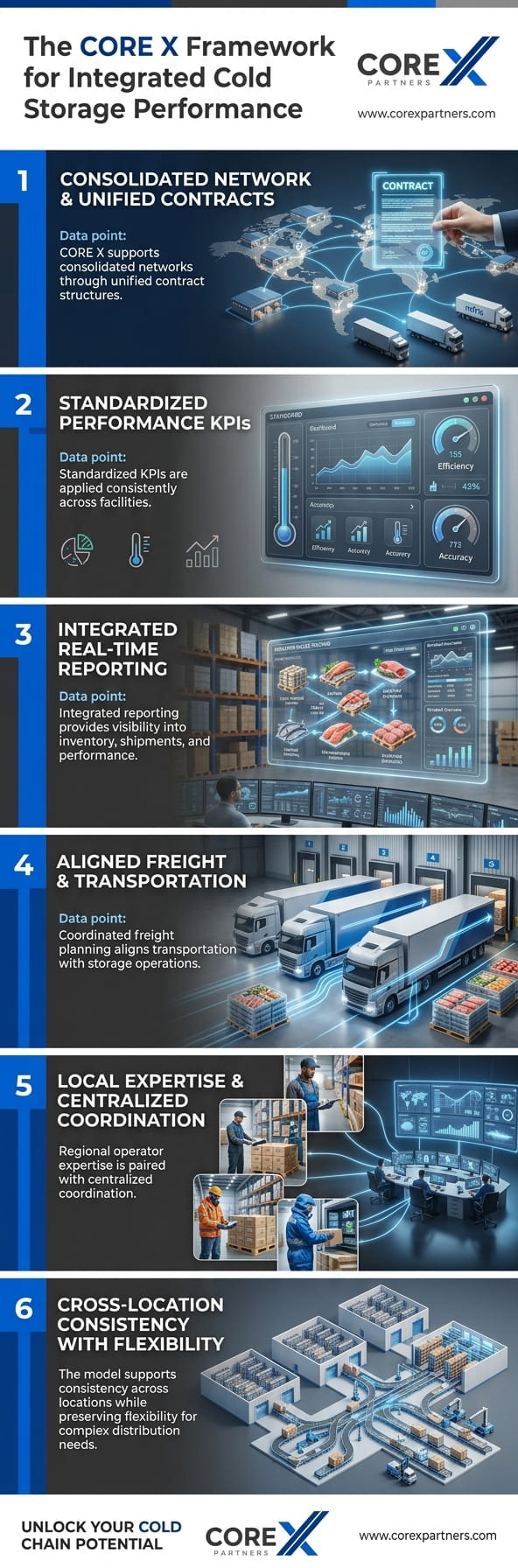 The CORE X Framework for Integrated Cold Storage Performance- Infographic
